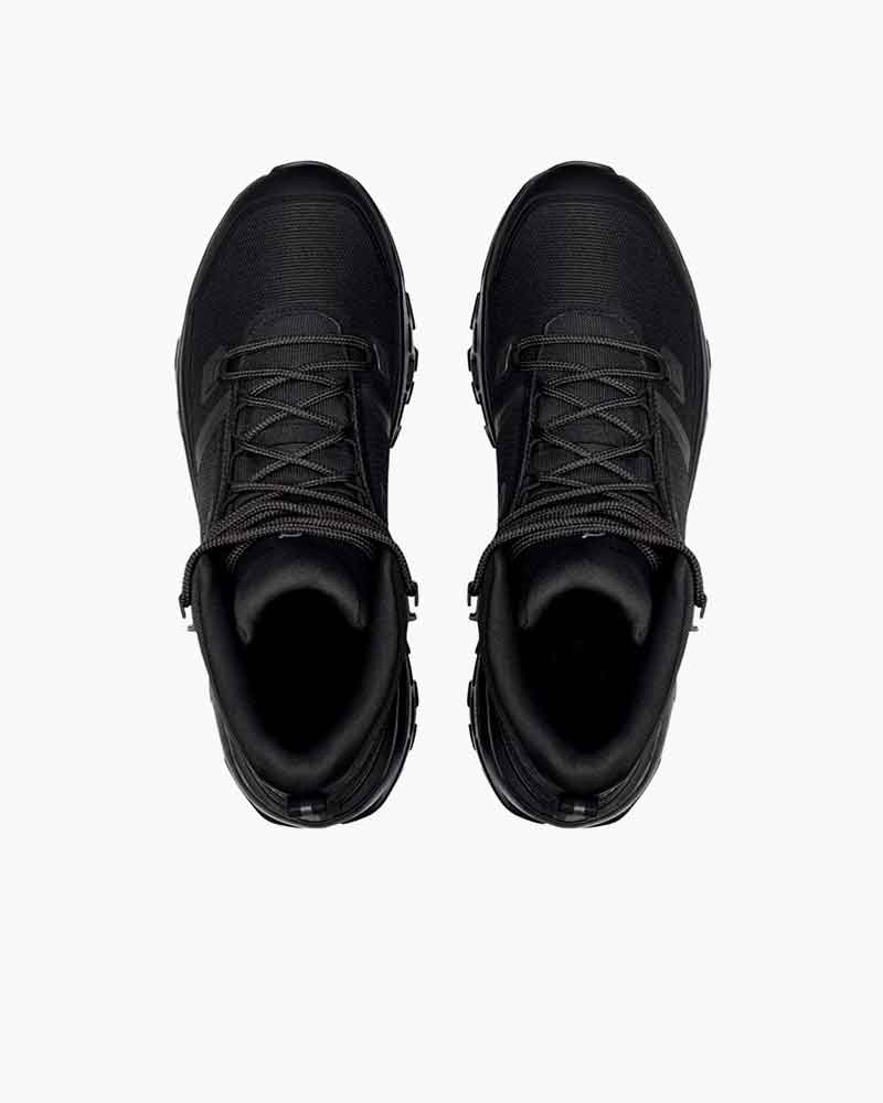 Men's Lightweight Breathable Sneakers - All-Black Anti-Slip Outdoor Fitness Shoes
