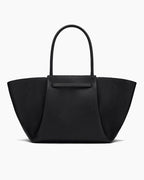 Premium Calfskin Leather Minimalist Tote Bag - Elegant Large Capacity Handbag for Women