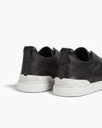 Men's Premium Leather Slip-On Loafers - Classic Flat Casual Walking Shoes