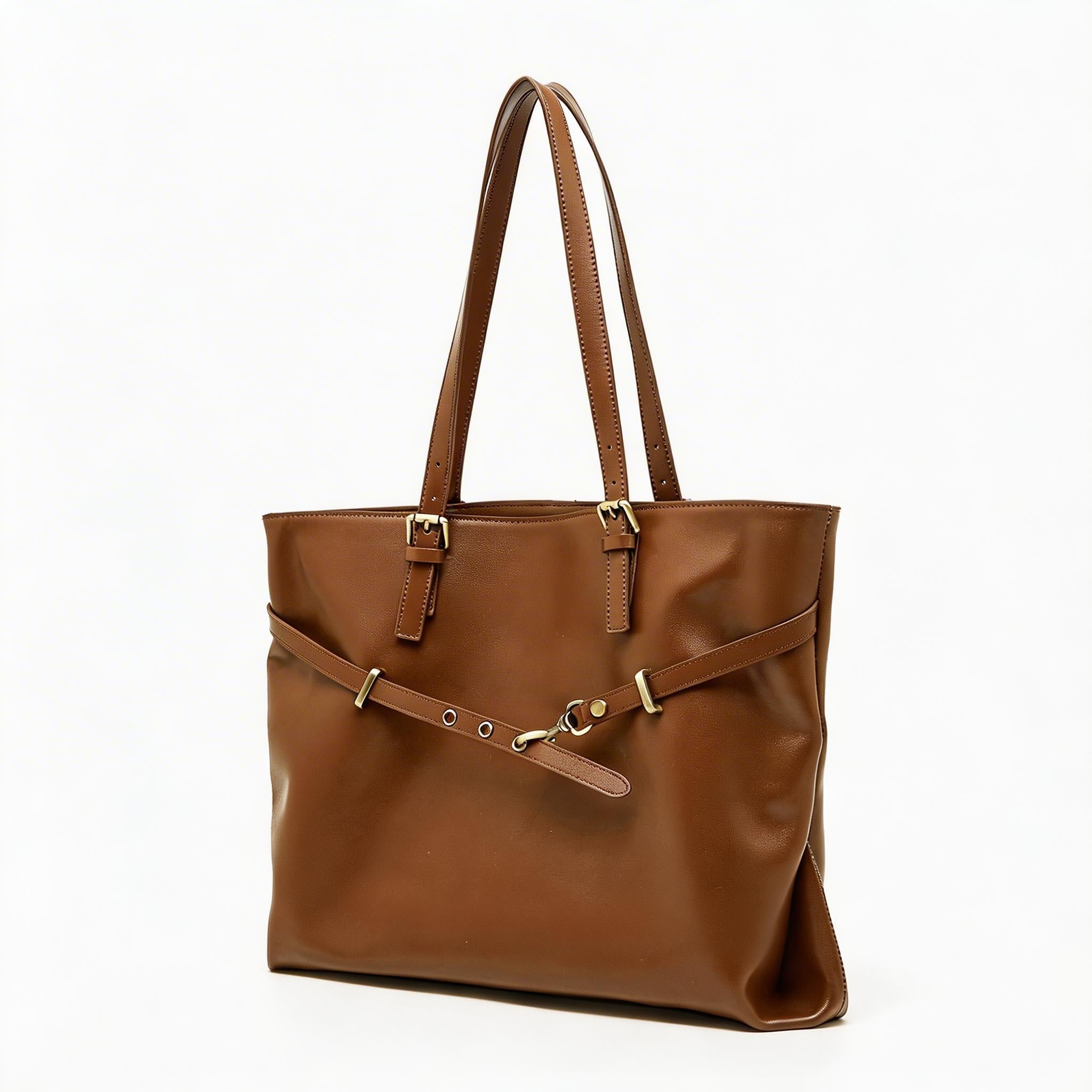 Premium Leather Crossbody Bag - Women's Shoulder Handbag