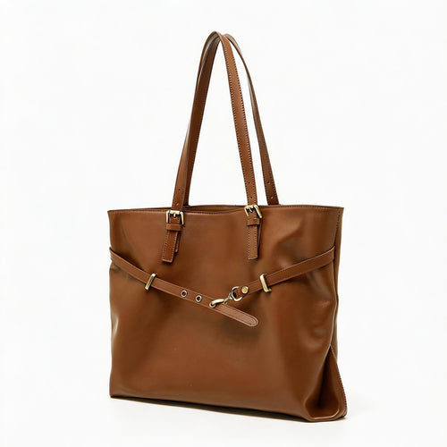 Premium Leather Crossbody Bag - Women's Shoulder Handbag