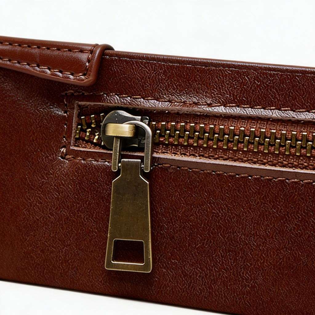 Women's Premium Calfskin Leather Boston Bag - Vintage Retro Top-Handle Handbag