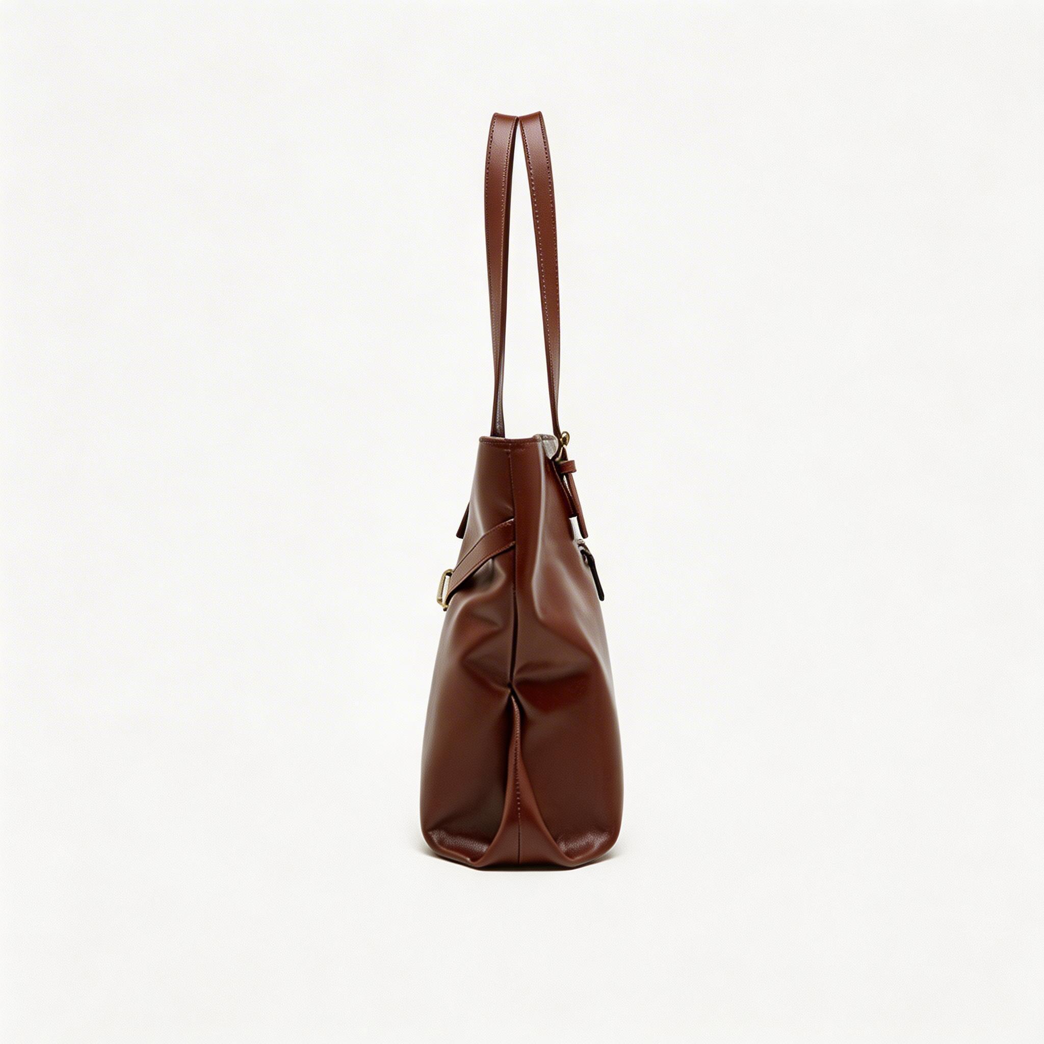 Premium Leather Crossbody Bag - Women's Shoulder Handbag