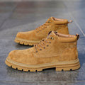 Men's Classic Leather Martin Boots - Casual Outdoor Heritage Style