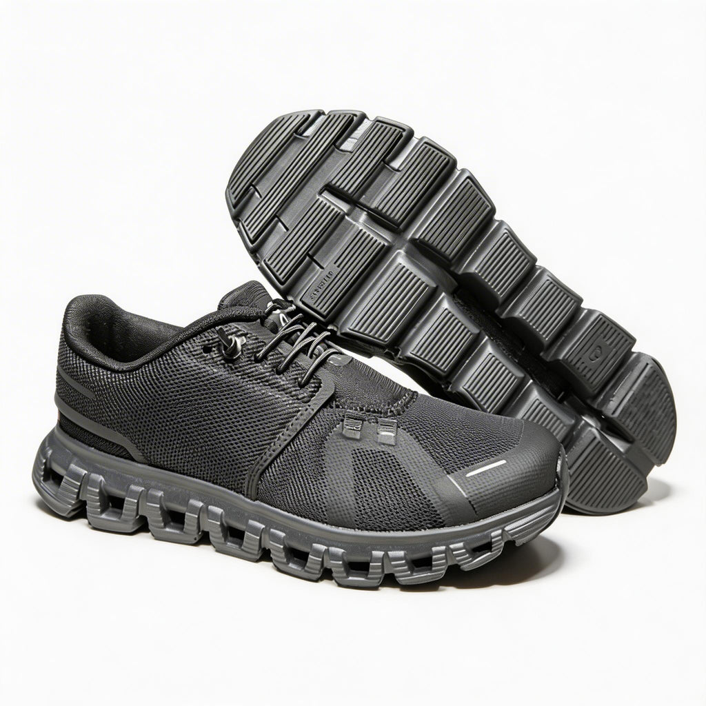Men's Lightweight Mesh Sneakers – Breathable & Non-Slip Lace-Up Running Shoes