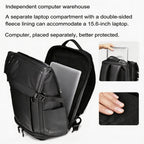 Men's Oxford Fabric Backpack – Waterproof Large Capacity Daypack