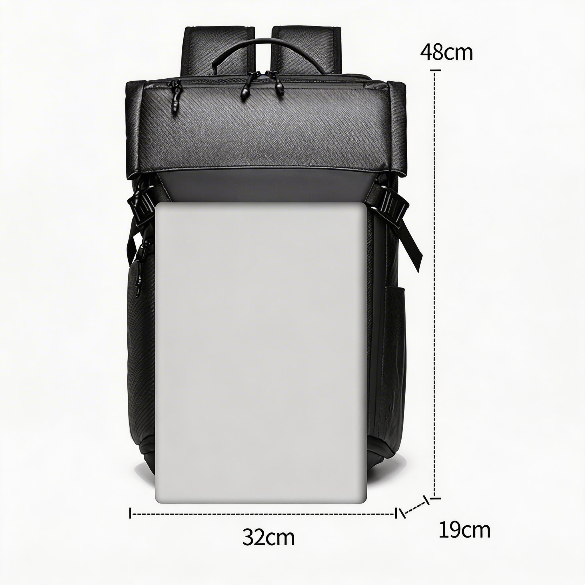 Men's Oxford Fabric Backpack – Waterproof Large Capacity Daypack