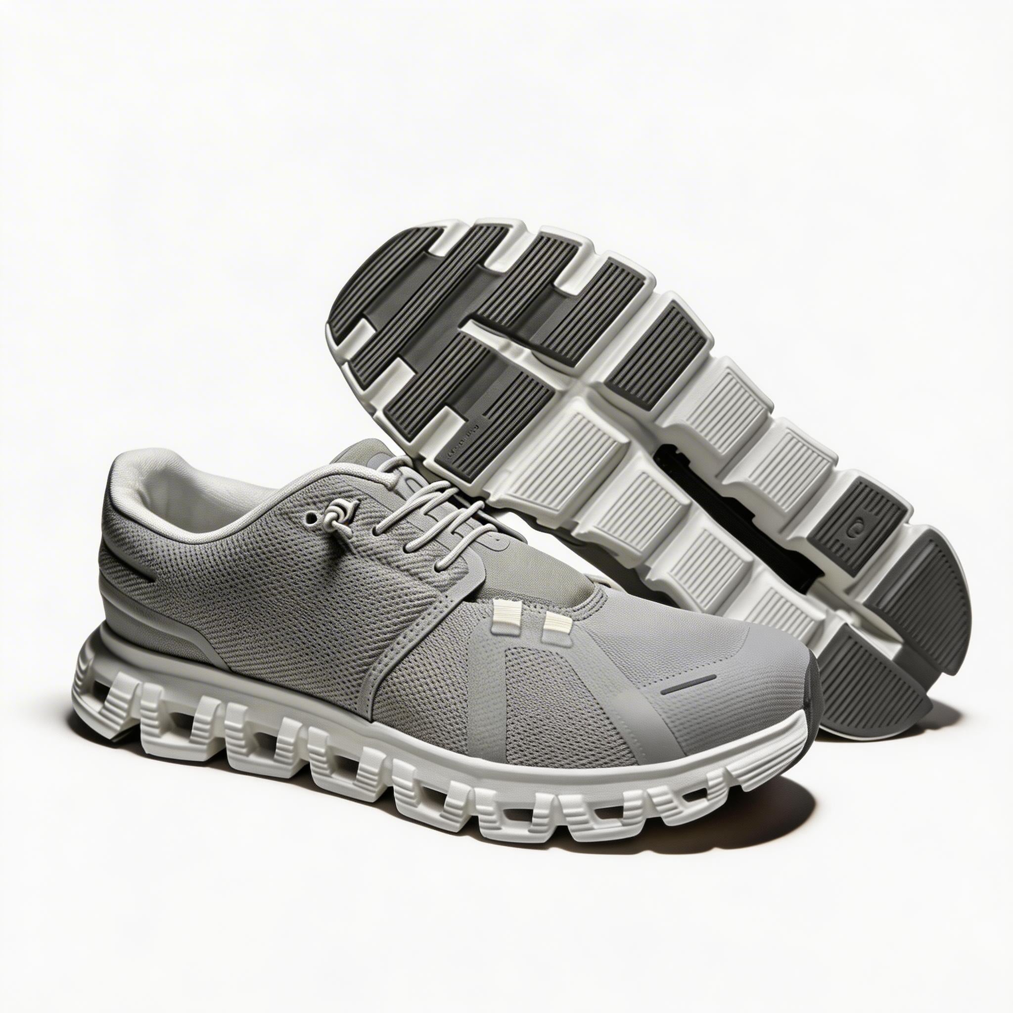Men's Lightweight Mesh Sneakers – Breathable & Non-Slip Lace-Up Running Shoes
