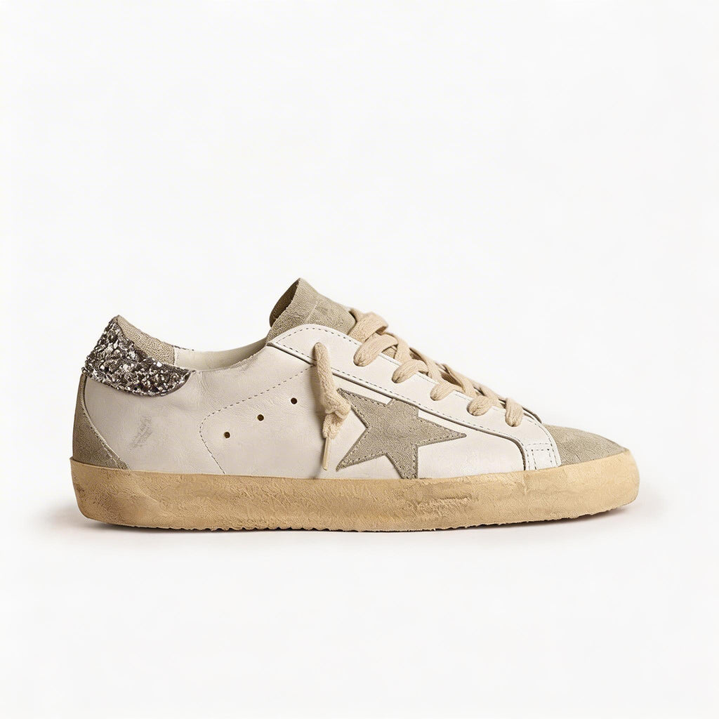 Classic Gray Leather  Star Sneakers - Men's Low-Top Casual Shoes