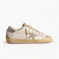 Classic Gray Leather  Star Sneakers - Men's Low-Top Casual Shoes