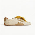 Men's Calfskin Leather Sneakers - Lightweight Retro Low-Top Comfort Shoes