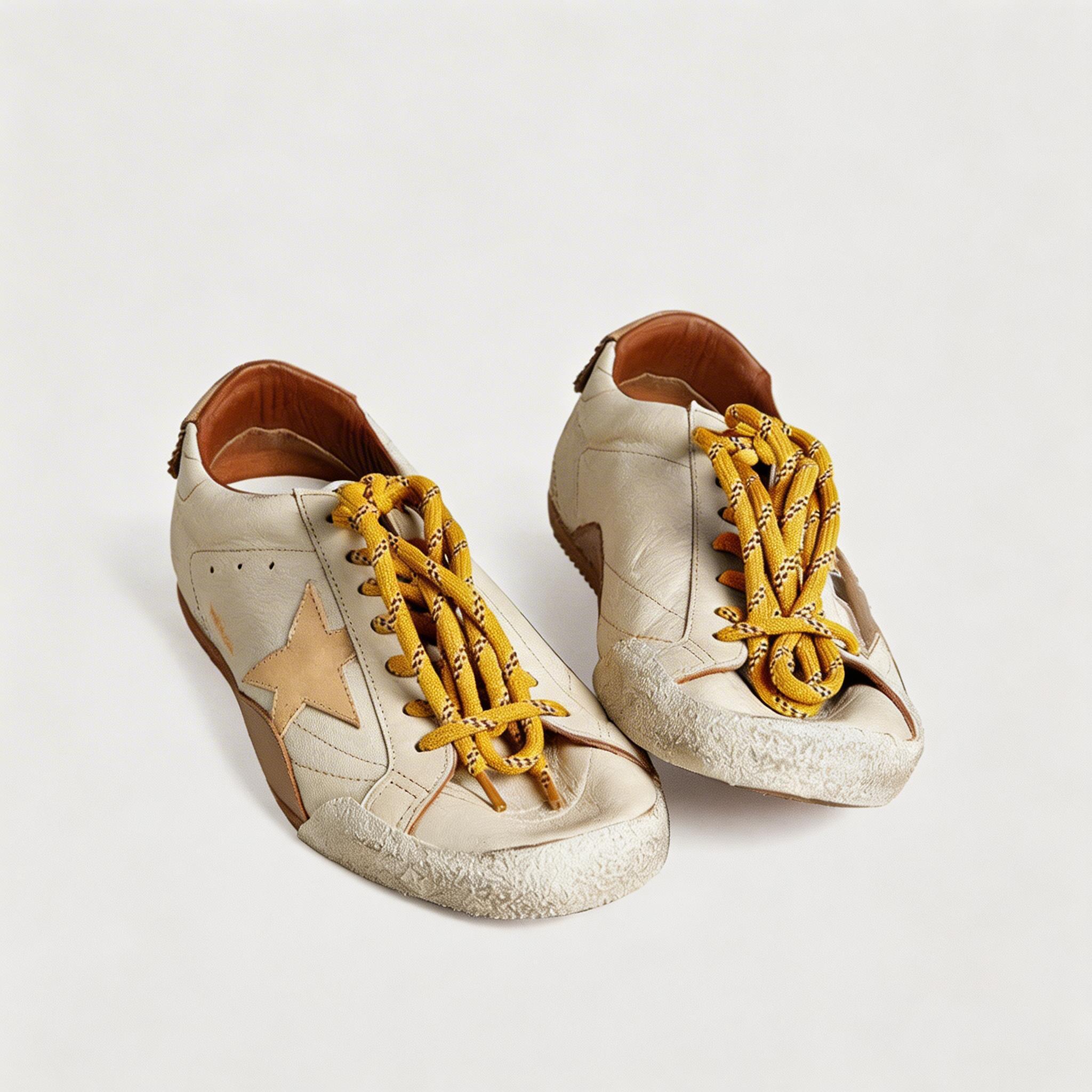 Men's Calfskin Leather Sneakers - Lightweight Retro Low-Top Comfort Shoes