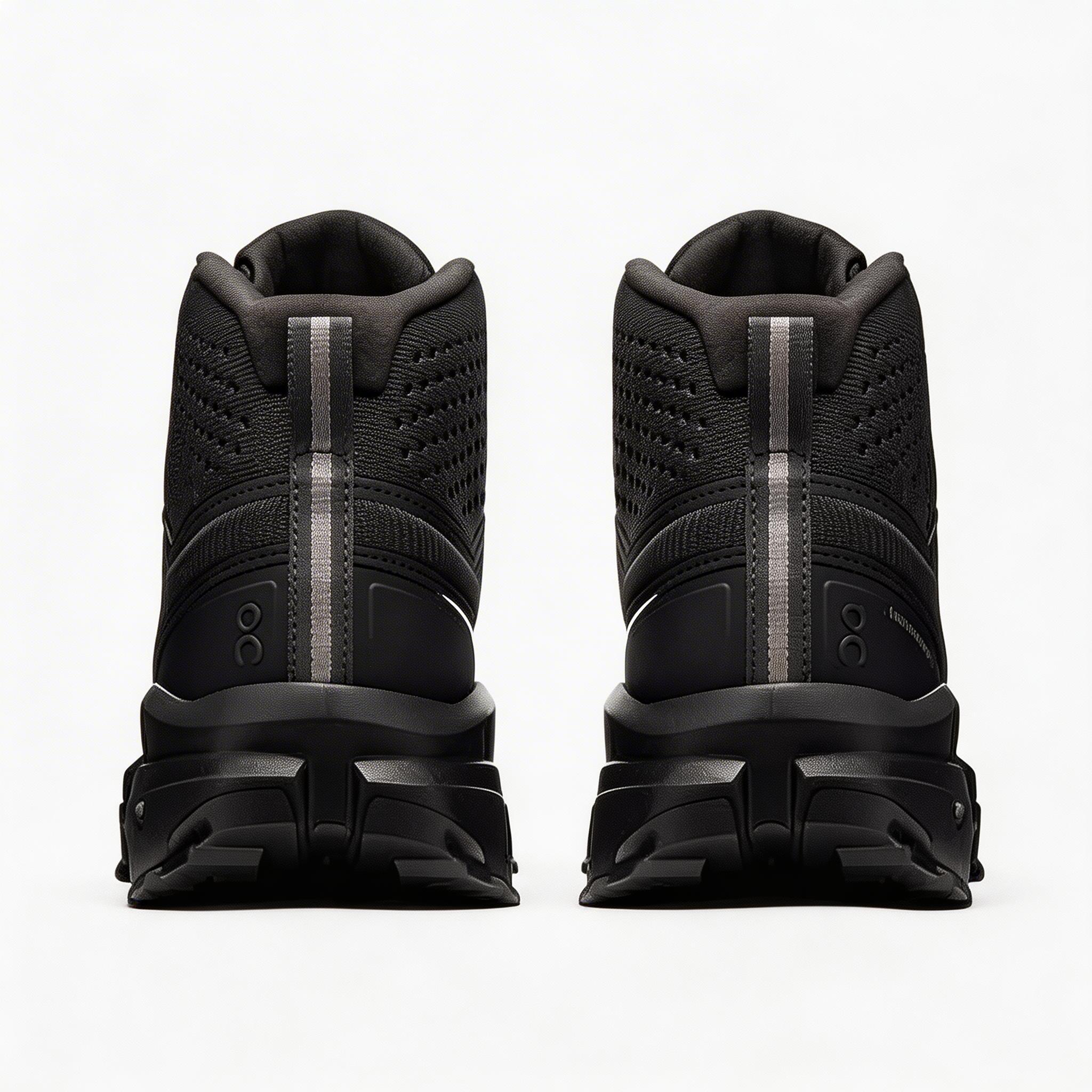 Men's Lightweight Breathable Sneakers - All-Black Anti-Slip Outdoor Fitness Shoes