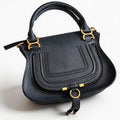 Fridaylifes Saddle Leather Handbag - Women's Luxury Top Handle Bag