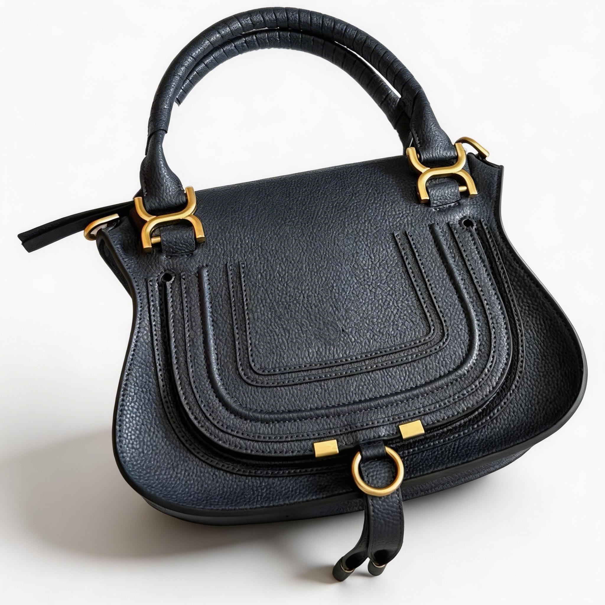 Fridaylifes Saddle Leather Handbag - Women's Luxury Top Handle Bag