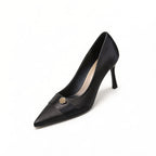 Elegant Satin Pointed Toe High Heels for Women –Party Pumps