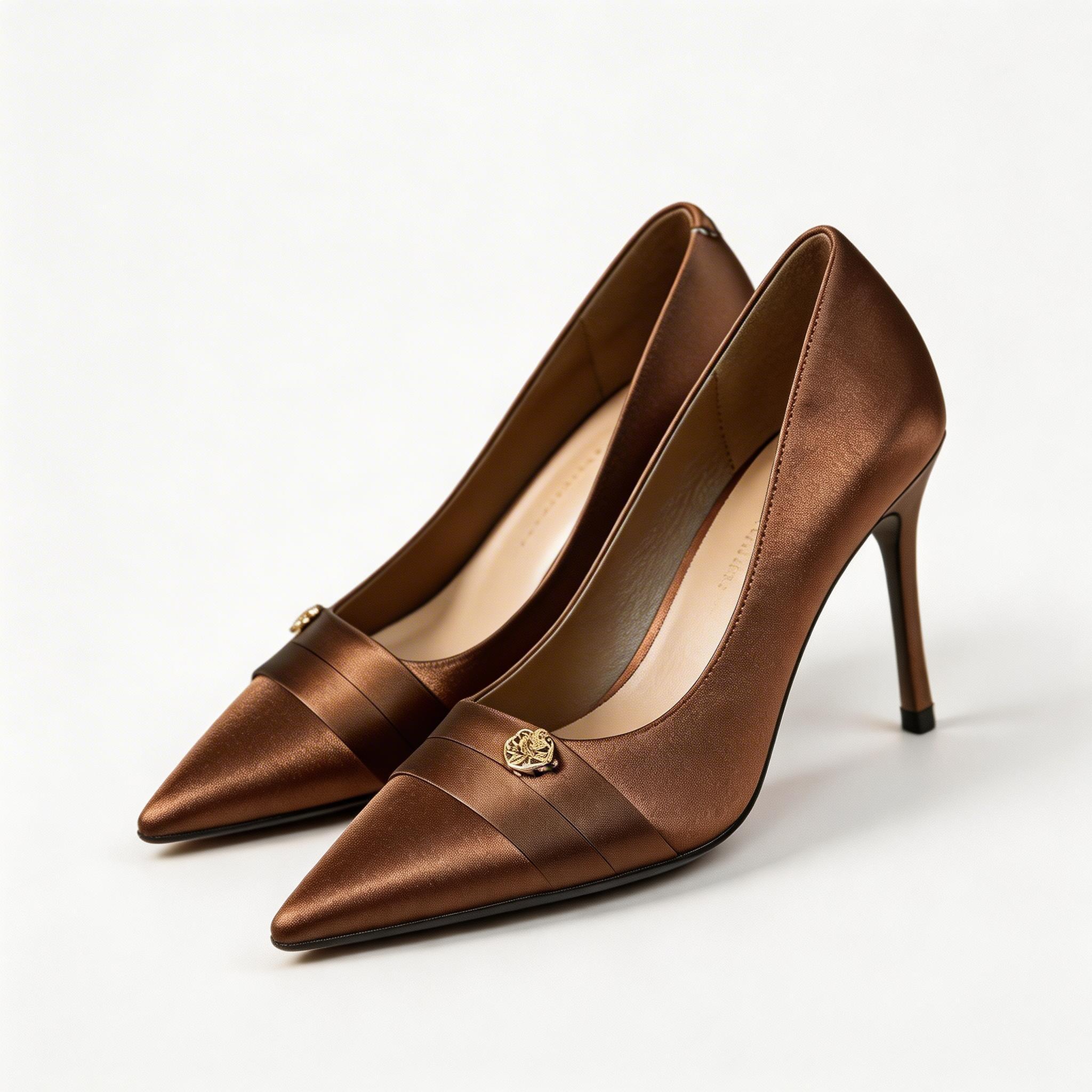 Elegant Satin Pointed Toe High Heels for Women –Party Pumps