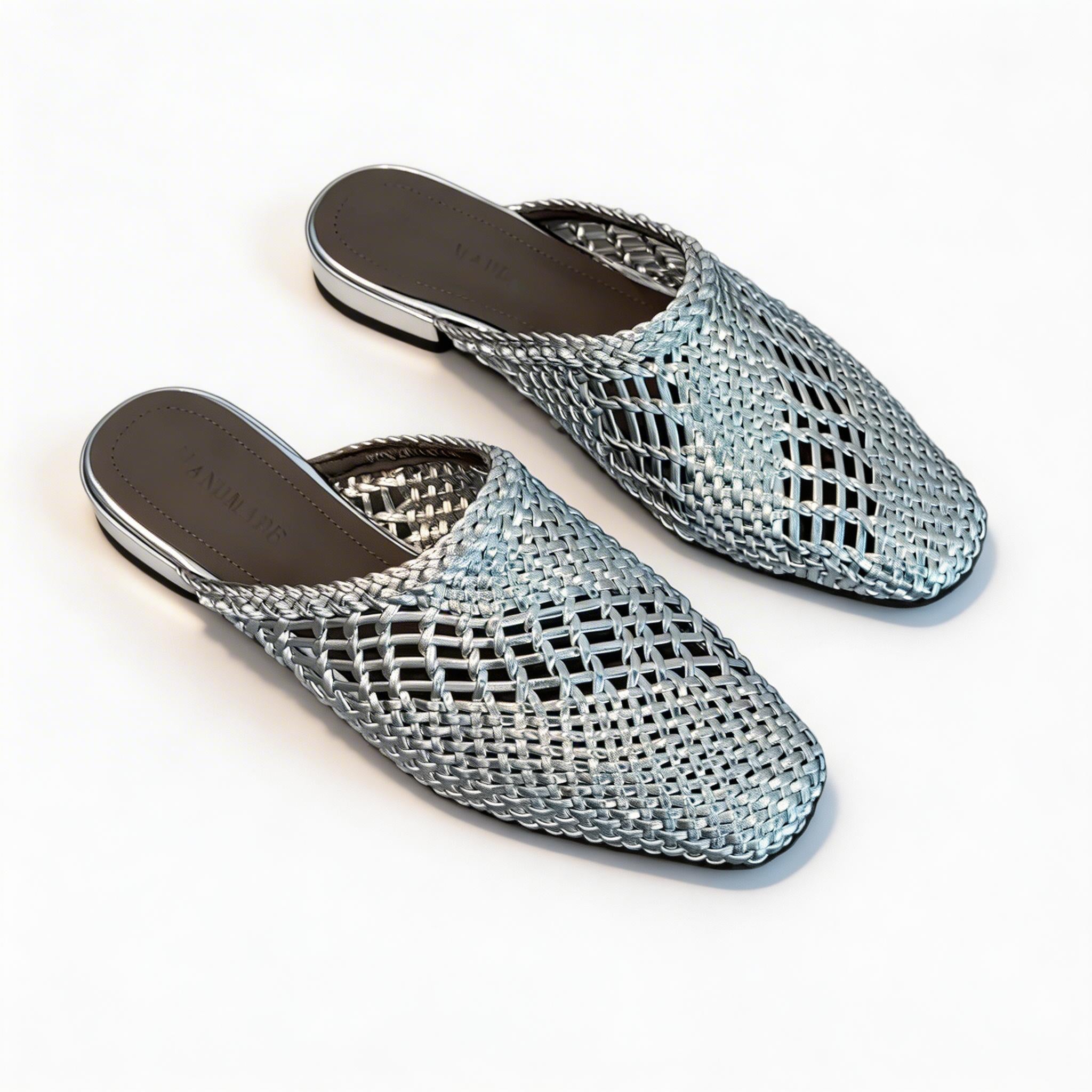 Casual Open-Weave Summer Slides